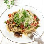 唐辛子のピリ辛冷製パスタ