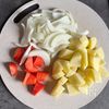 白だしトマト肉じゃがの工程1