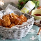 豆腐とむね肉で♡本格派さんのためのレモンバジルチキンナゲット