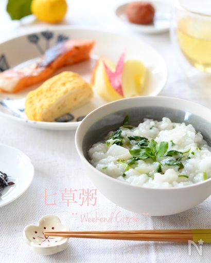炊飯器で簡単♪シンプルな七草粥