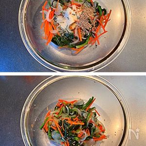 頑張れない日にピッタリ☆】サバ缶deビビンバ丼 | レシピサイトNadia