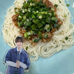 それぞれの作ってみた!投稿(にらとねぎがたっぷり!そうめんで作るピリ辛肉味噌のあえ麺)