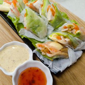 もんぶらん°・*:.。.☆の作ってみた!投稿(【胡麻だれの生春巻きサラダ】お手頃食材で普段のサラダに♪)