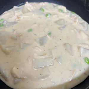 ハマっこの作ってみた!投稿(生クリーム無しで絶品！＊大根と鶏肉のクリーム煮＊)