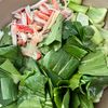 【チンゲン菜の中華鶏だしカニ玉】ご飯が進むちょっぱや本格中華の工程3