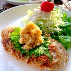 最小限の材料で作る〝ジューシーおろしそ豚バーグ〟