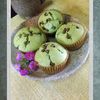 チョロリスの作ってみた!投稿(【ふわふわ生クリーム抹茶マフィン】バター不要!混ぜて焼くだけ)