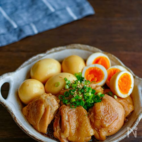 鶏もも肉の角煮・多めに作って作り置きにも！