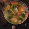 【モチモチ食感】だんごとたっぷり野菜のスープ｜お出汁が染みるの工程3