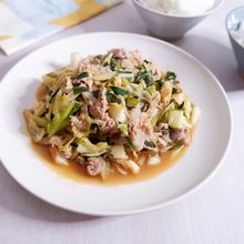 旬のニラをたっぷりと!10分で完成「ニラ豚」