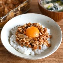 腸活できちゃう♡【新たま納豆麹どん】