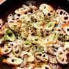 michuの作ってみた!投稿(【れんこんとちくわのチーズ焼き】シャキっとホクッとおつまみ風)