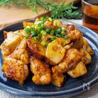 チキンと根菜のみりんマスタード炒め