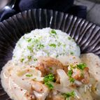 ＼お店の味！／フライパンひとつ鶏と玉ねぎのマスタードクリーム