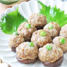 包まない&レンジで簡単!【丸ごと椎茸シュウマイ】お弁当にも◎