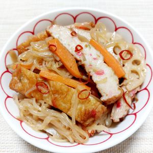 よっこの作ってみた!投稿(【さつま揚げと根菜のきんぴら】つくりおきおかず👌)