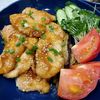 むぎの作ってみた!投稿(【ご飯おかわり♡】鶏むねと茄子のワンパン甘酢チキン☆節約絶品)