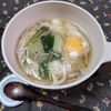 M*Pの作ってみた!投稿(【小松菜ときのこと落とし卵のお味噌汁】栄養満点!)