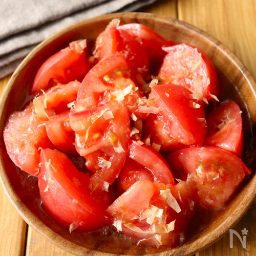 5分で完成!【トマトのさっぱり和風マリネ】やみつきの味♩