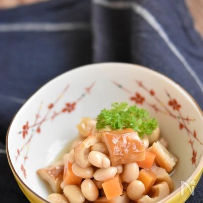 竹輪と大豆のうま煮【冷凍・作り置き】
