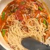 魚介だし香る♡お手軽シーフードミックスでトマトパスタ♪の工程3