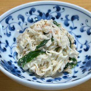キャピタンの作ってみた!投稿(切り干し大根とにらのごまマヨサラダ【作り置き】)