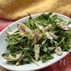 【包丁いらず】豆苗とささみのわさびマヨ和え