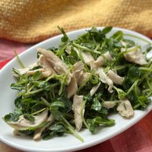 【包丁いらず】豆苗とささみのわさびマヨ和え