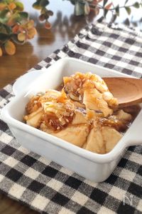 レンジで簡単☆ごはんがすすむ即席温奴。