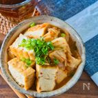 レンジで簡単！﻿厚揚げのキムチ煮﻿