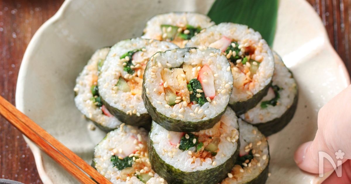 韓国風のり巻き（キンパ）【#簡単 #節分 #恵方巻き】