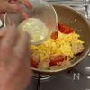 海老とトマトの旨塩ニンニクふわとろ玉子炒め♪の工程7