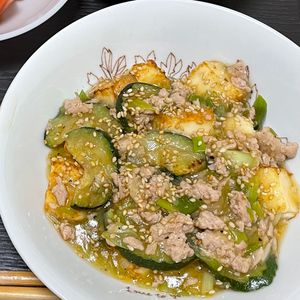 marikoの作ってみた!投稿(【厚揚げとズッキーニの塩麻婆】夏野菜が美味しい崩れない麻婆！)
