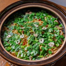 【もつ鍋風煮込みラーメン】スタミナ♪