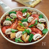 魚介のフィデウア（パスタのパエリア）