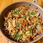 ワンパン10分！【豚こま肉×えのき香味ダレ炒め】ご飯すすむ♩