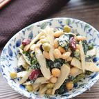 【ごぼうとわかめのゴマ酢和え】レンチンだけで激旨！