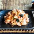 ホックリ長芋のキムチ和え