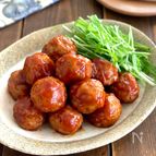 【肉団子の甘酢あん】たっぷりのあんが絡む絶品中華