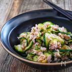 火を使わない！止まらない美味しさ【旨塩ツナズッキーニ】