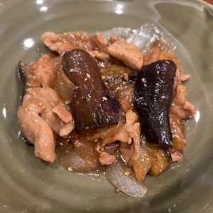 surgの作ってみた!投稿(豚こまとくたくたナス玉ねぎのとろみ中華だれ炒め)