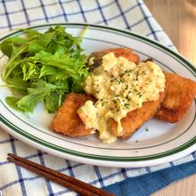 チーズ好き必見！【濃厚チーズタルタルの鮭フライ】