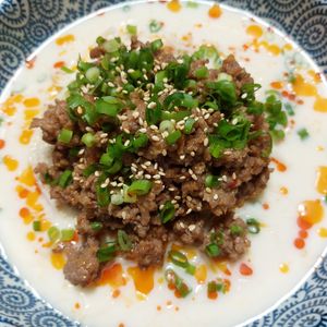 よっこの作ってみた!投稿(冷やし豆乳担々そうめん【またそうめん？なんてもう言わせない】)