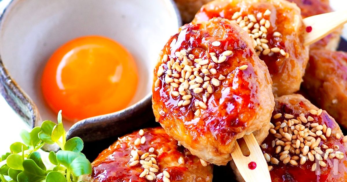 お肉とえのき同量】えのきでシャキッとヘルシーごまマヨつくね