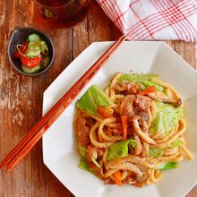 免疫力アップ♡発酵焼きうどん