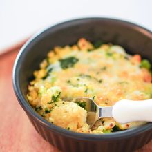 【離乳食後期〜】鮭と野菜のパングラタン