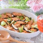 鶏胸肉と中華野菜のオーブン炒め♡１分動画付き