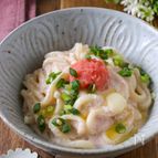 【濃厚たらこクリームうどん】5分で完成！