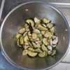 KUMIKOの作ってみた!投稿(ズッキーニとささみのナムル♪ピリ辛味であとひく美味しさ！)