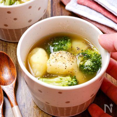 【ごろっとじゃがスープ】包丁不要♡野菜の優しい甘み♬